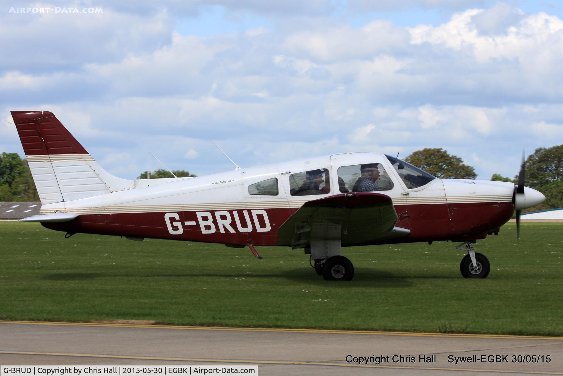 G-BRUD, 1983 Piper PA-28-181 Cherokee Archer II C/N 28-8390010, at Aeroexpo 2015