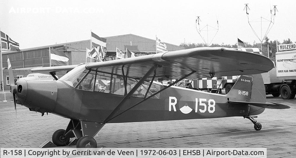 R-158, 1954 Piper L-21B Super Cub (PA-18-135) C/N 18-3848, the 54-2448 on static display Soesterberg Open House
