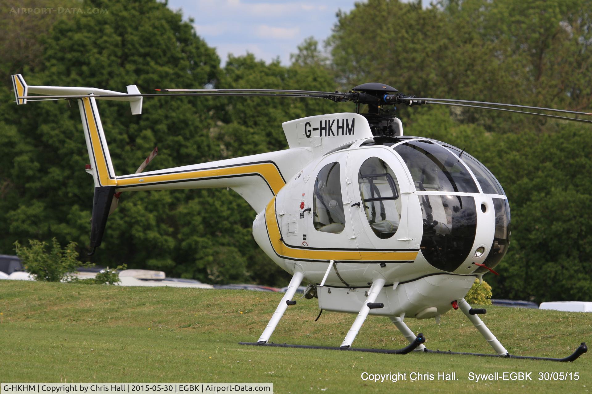 G-HKHM, 1981 Hughes 369D C/N 711019D, at Aeroexpo 2015