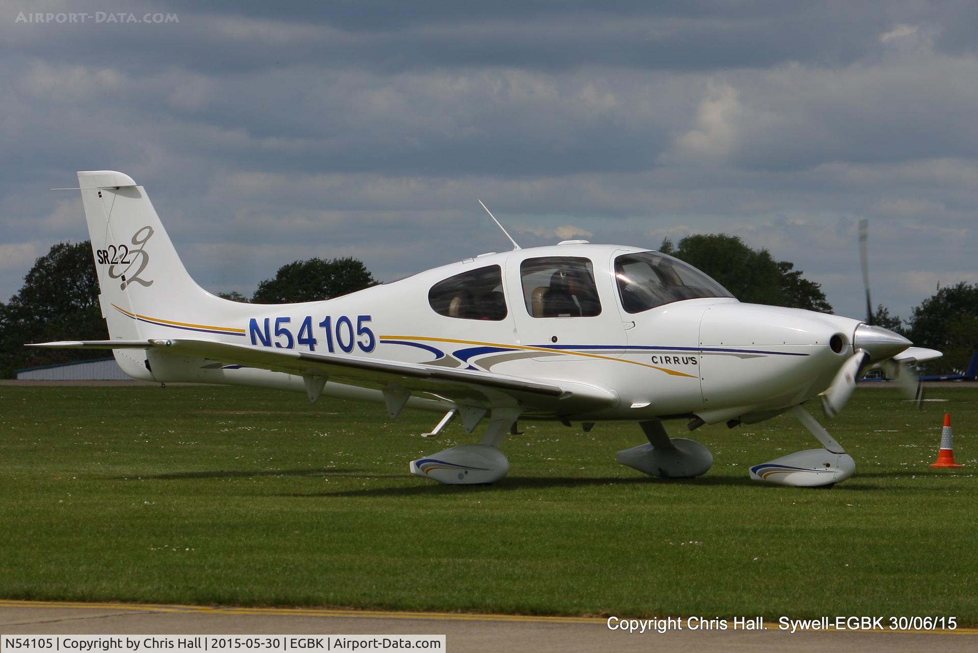 N54105, 2004 Cirrus SR22 G2 C/N 1139, at Aeroexpo 2015
