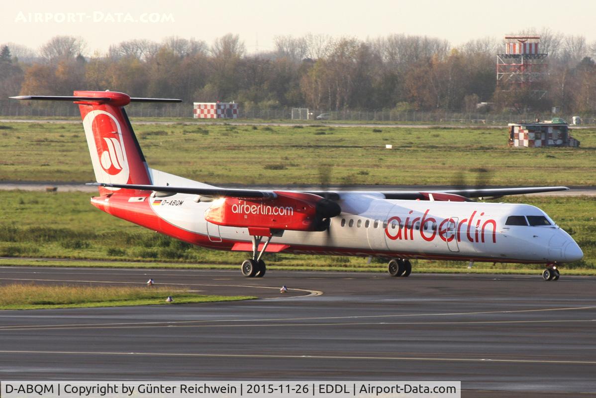 D-ABQM, 2006 De Havilland Canada DHC-8-402Q Dash 8 C/N 4119, Departing