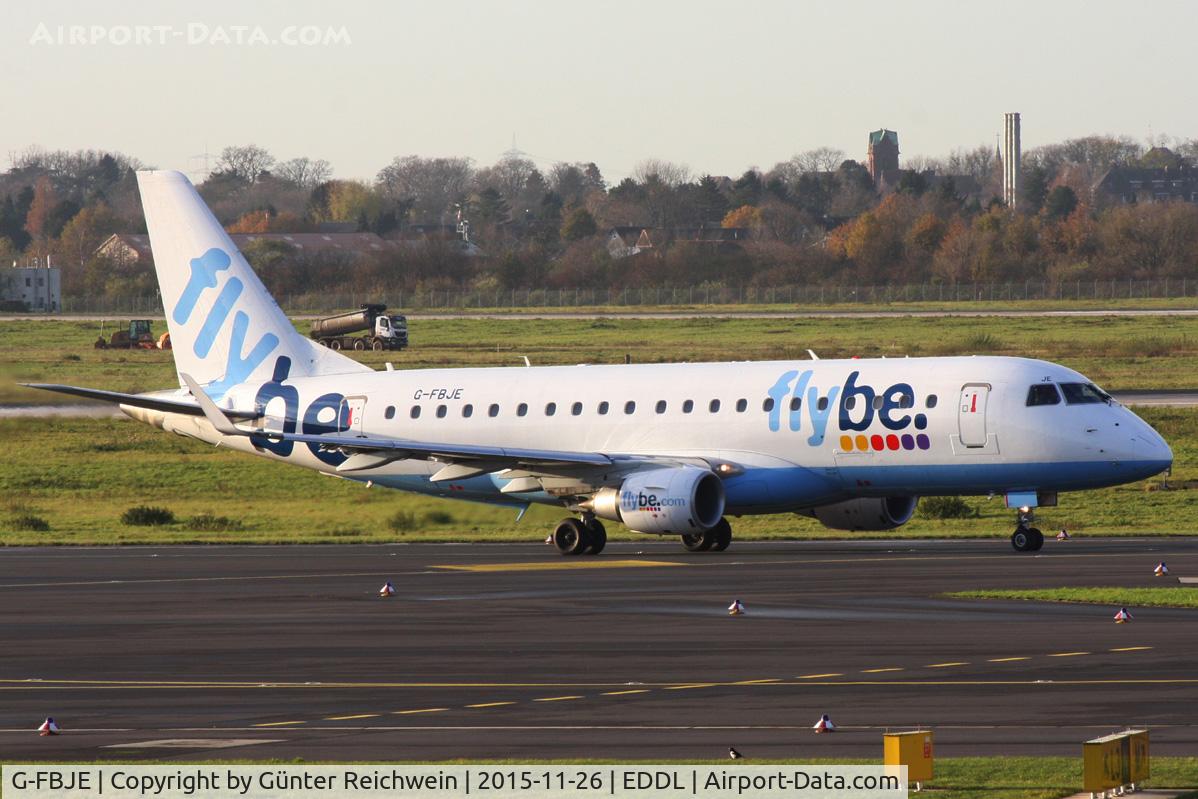 G-FBJE, 2012 Embraer 175STD (ERJ-170-200) C/N 17000336, Departing