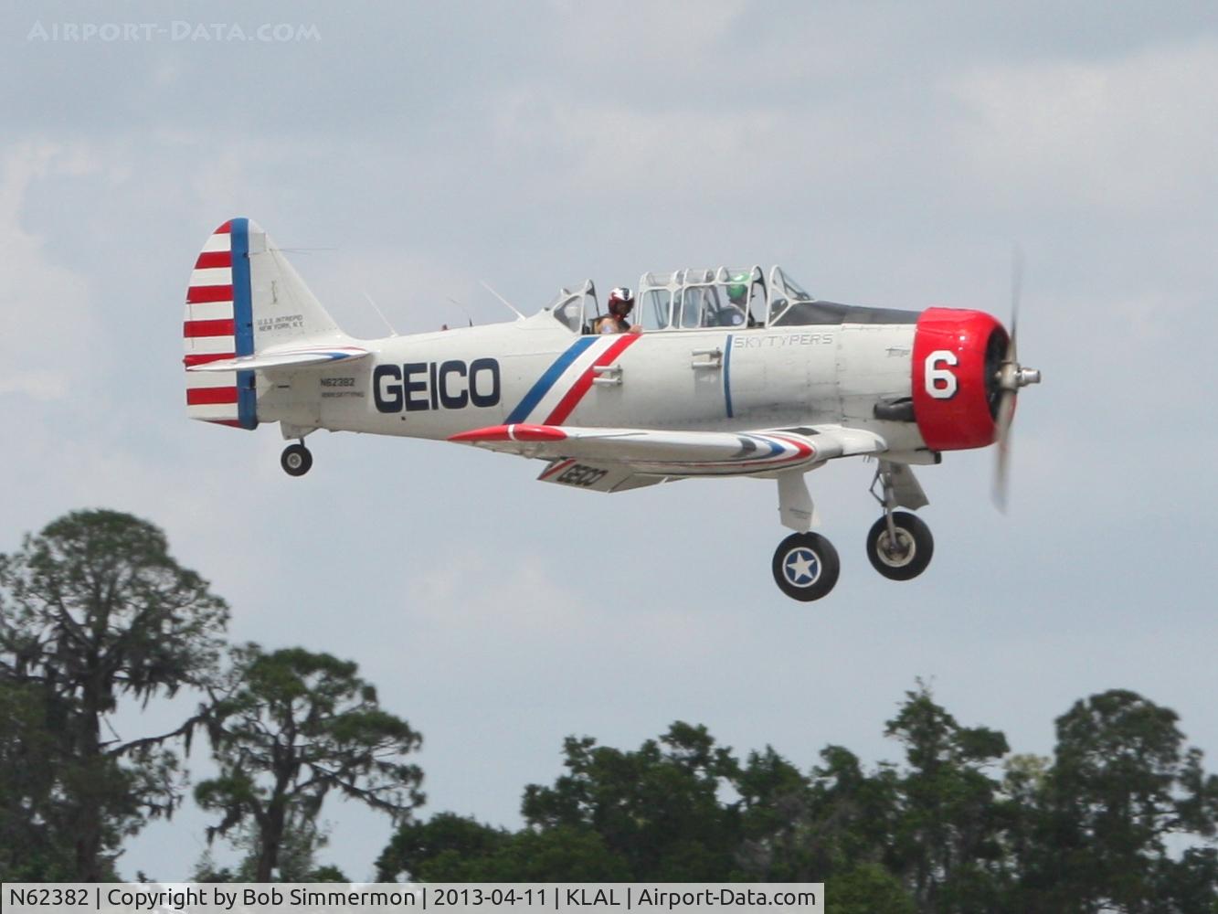 N62382, 1940 North American SNJ-2 Texan C/N 2039, Sun N Fun 2013