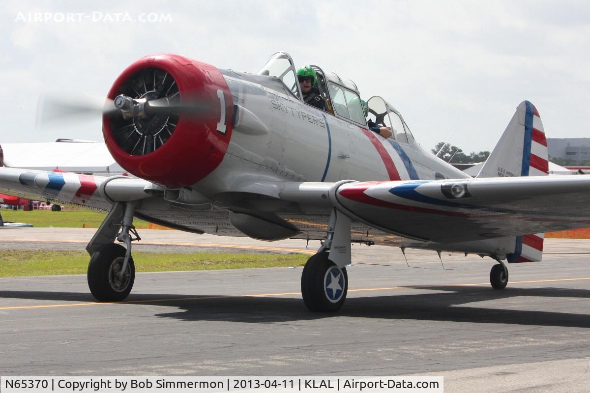 N65370, 1941 North American SNJ-2 Texan C/N 2562, Sun N Fun 2013