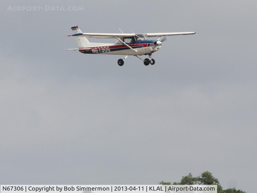 N67306, 1978 Cessna 152 C/N 15281738, Arriving at Lakeland, FL during Sun N Fun 2013