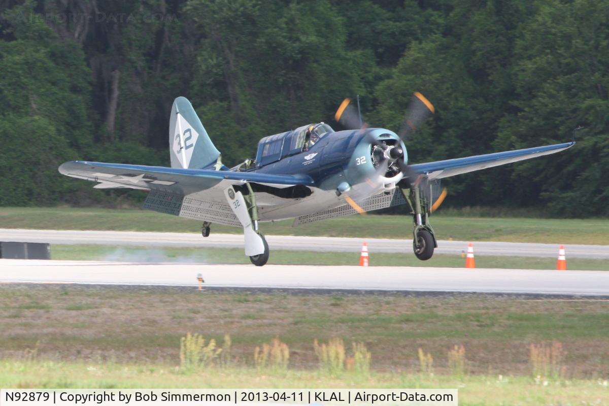 N92879, 1944 Curtiss SB2C-5 Helldiver C/N 83725, Sun N Fun 2013