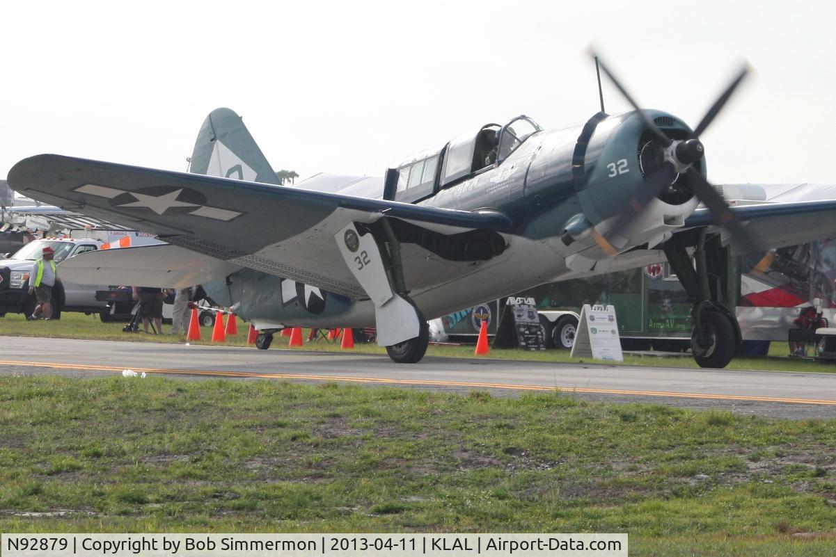 N92879, 1944 Curtiss SB2C-5 Helldiver C/N 83725, Sun N Fun 2013