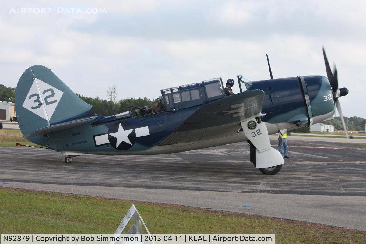 N92879, 1944 Curtiss SB2C-5 Helldiver C/N 83725, Sun N Fun 2013