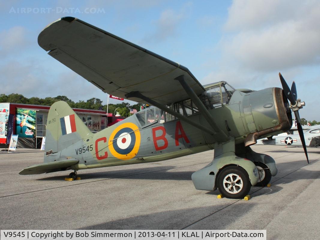 V9545, 1942 Westland Lysander IIIA C/N 1244, Sun N Fun 2013