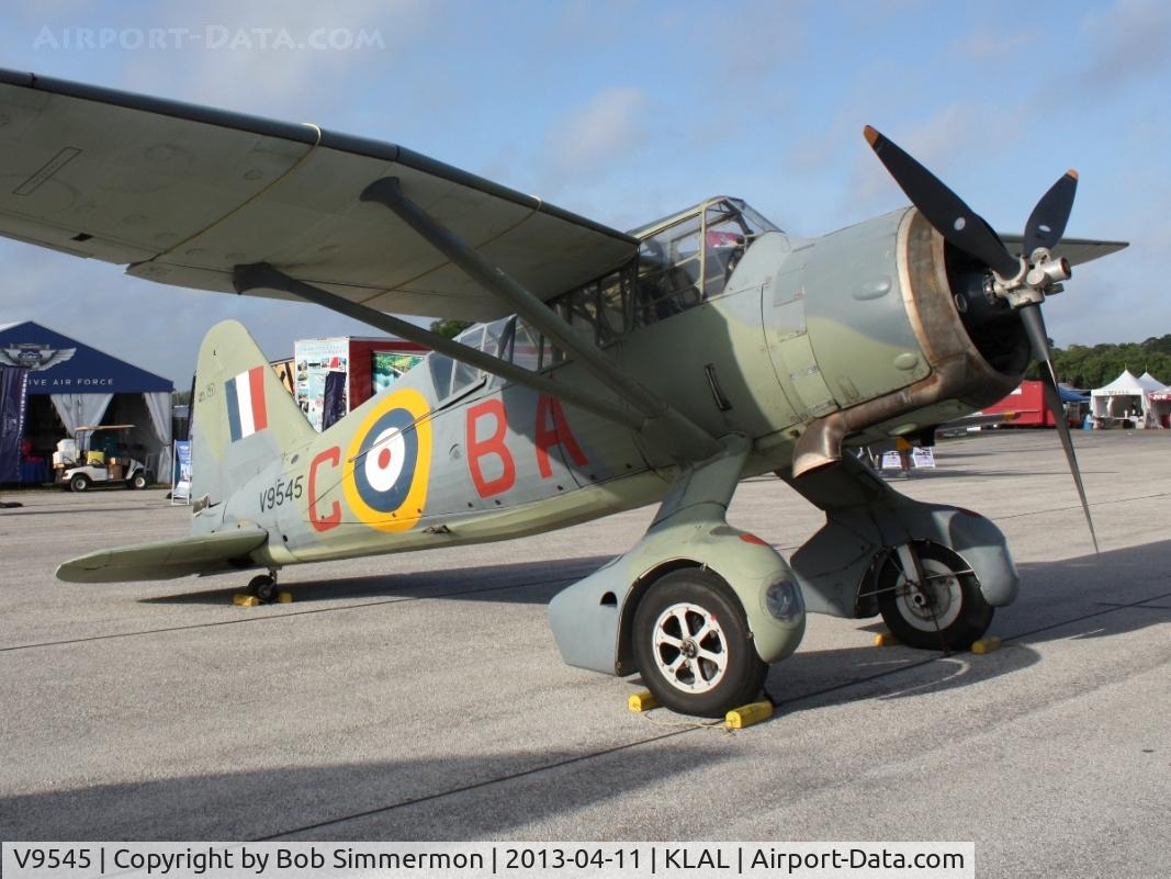 V9545, 1942 Westland Lysander IIIA C/N 1244, Sun N Fun 2013