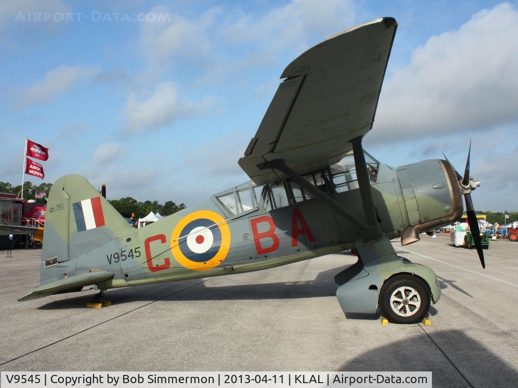 V9545, 1942 Westland Lysander IIIA C/N 1244, Sun N Fun 2013