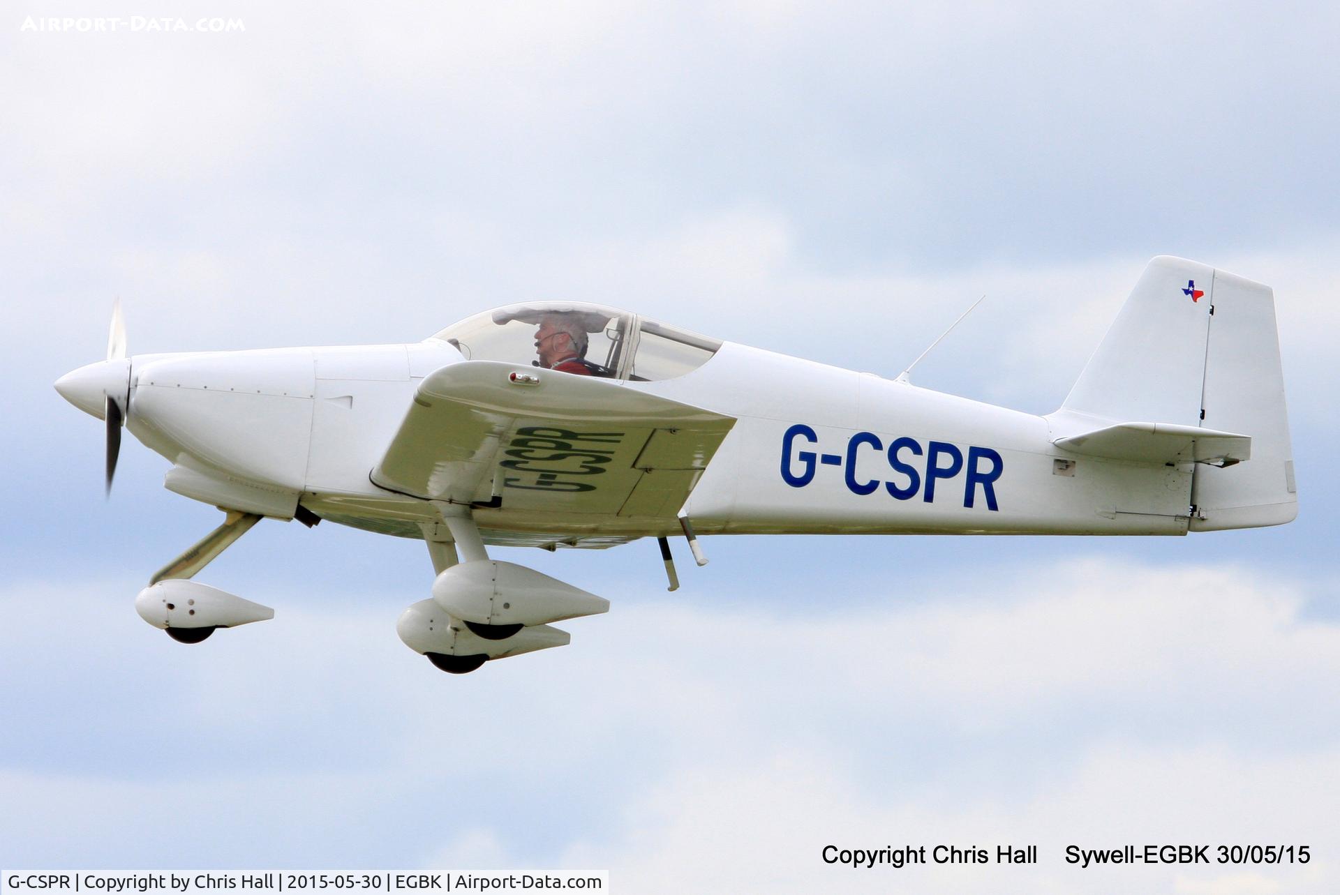 G-CSPR, 2000 Vans RV-6A C/N 25584, at Aeroexpo 2015