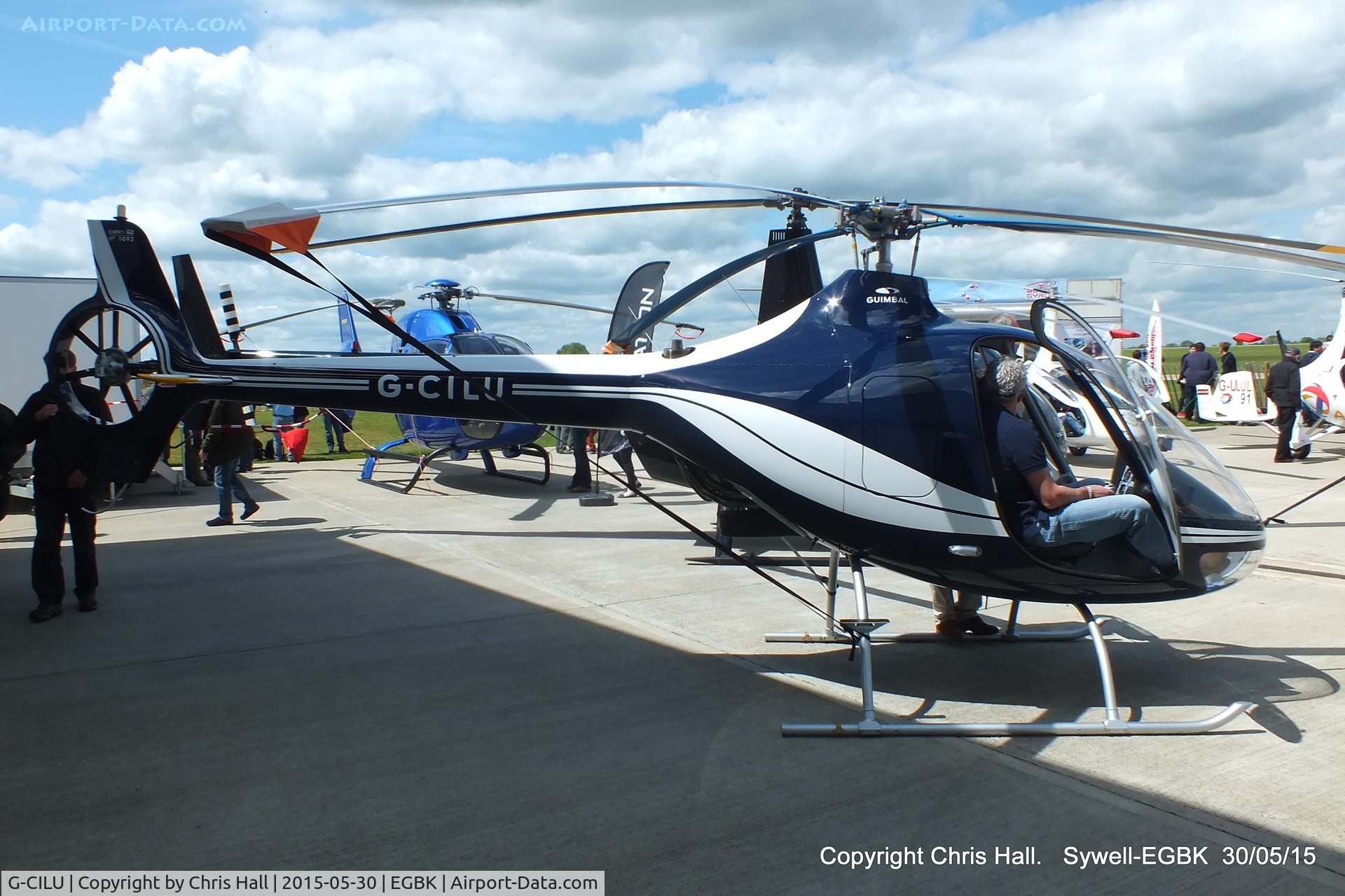 G-CILU, 2015 Guimbal Cabri G2 C/N 1092, at Aeroexpo 2015