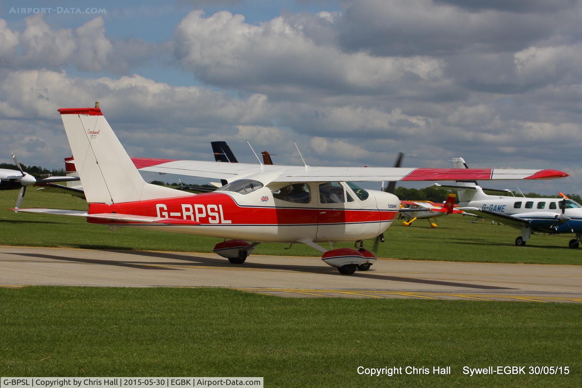 G-BPSL, 1968 Cessna 177 Cardinal C/N 17701138, at Aeroexpo 2015