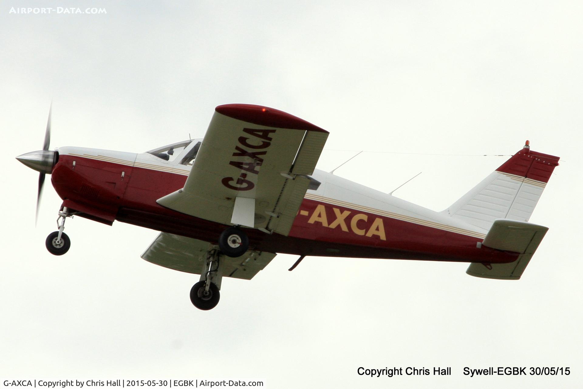 G-AXCA, 1969 Piper PA-28R-200 Cherokee Arrow C/N 28R-35053, at Aeroexpo 2015