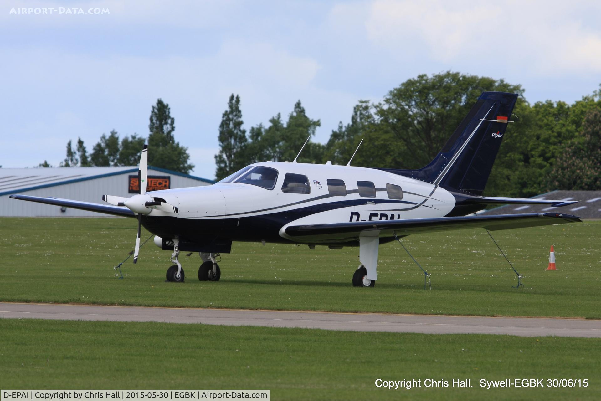 D-EPAI, Piper PA-46-350P Malibu Mirage Malibu Mirage C/N 4622122, at Aeroexpo 2015