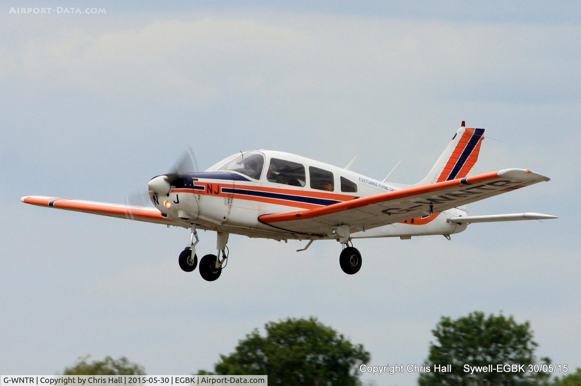 G-WNTR, 1977 Piper PA-28-161 Cherokee Warrior II C/N 28-7816281, at Aeroexpo 2015