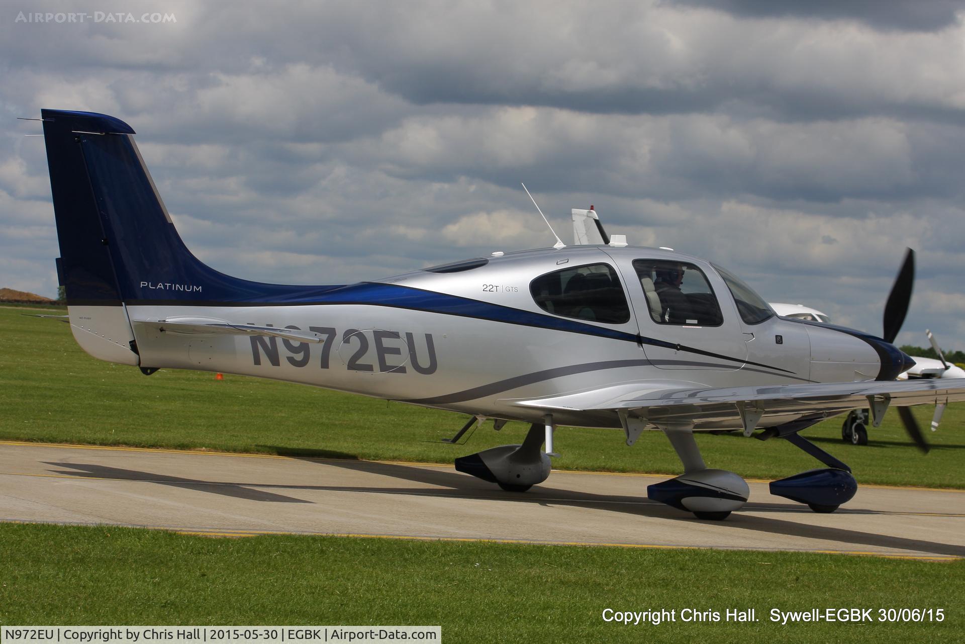 N972EU, 2015 Cirrus SR22T C/N 0972, at Aeroexpo 2015