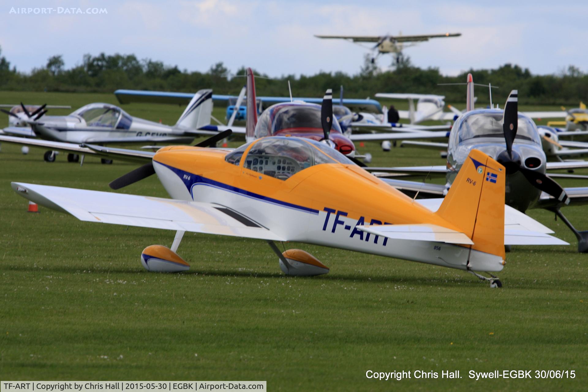 TF-ART, 1999 Vans RV-6 C/N 21289, at Aeroexpo 2015
