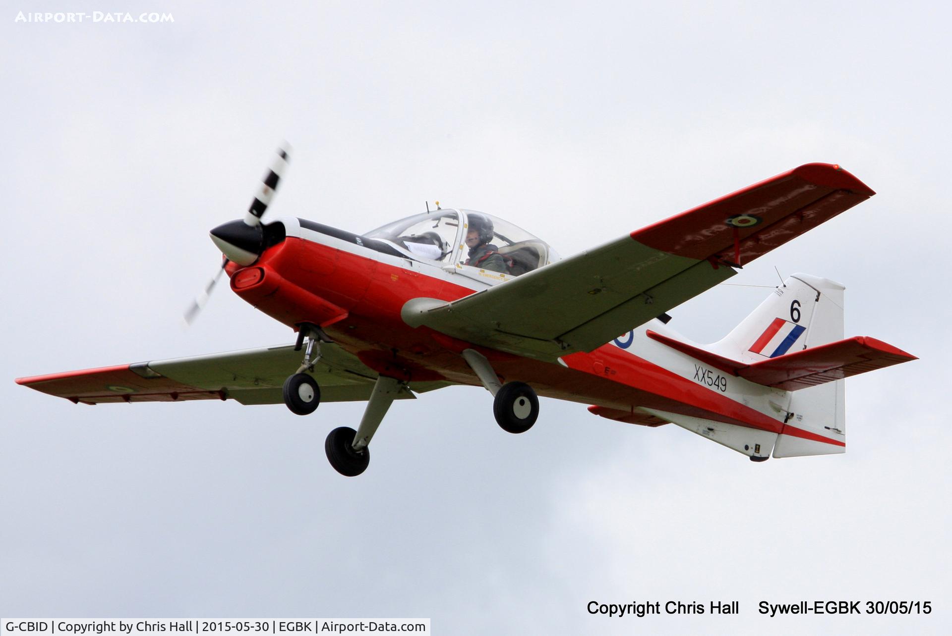 G-CBID, 1974 Scottish Aviation Bulldog T.1 C/N BH.120/242, at Aeroexpo 2015