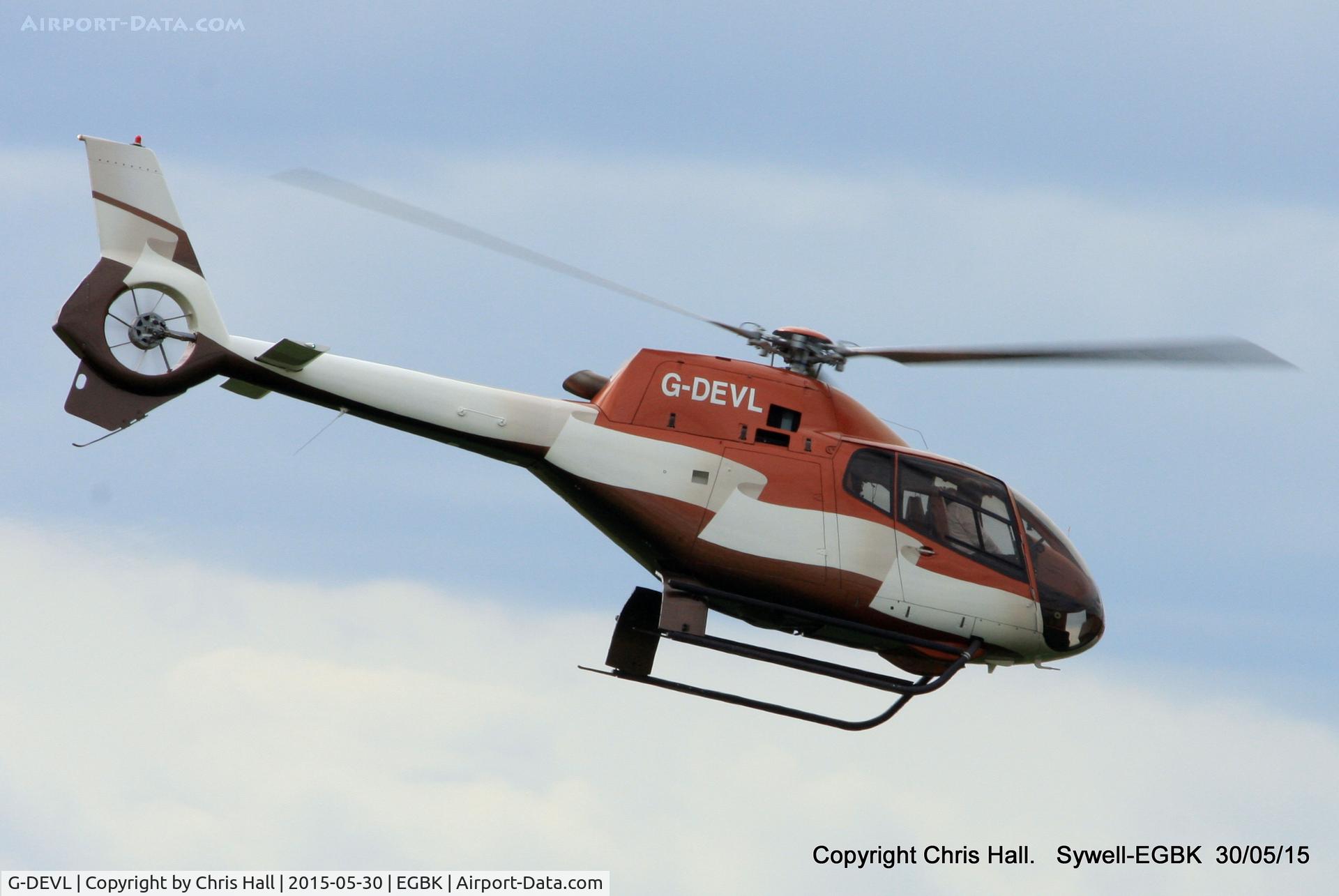 G-DEVL, 2001 Eurocopter EC-120B Colibri C/N 1273, at Aeroexpo 2015