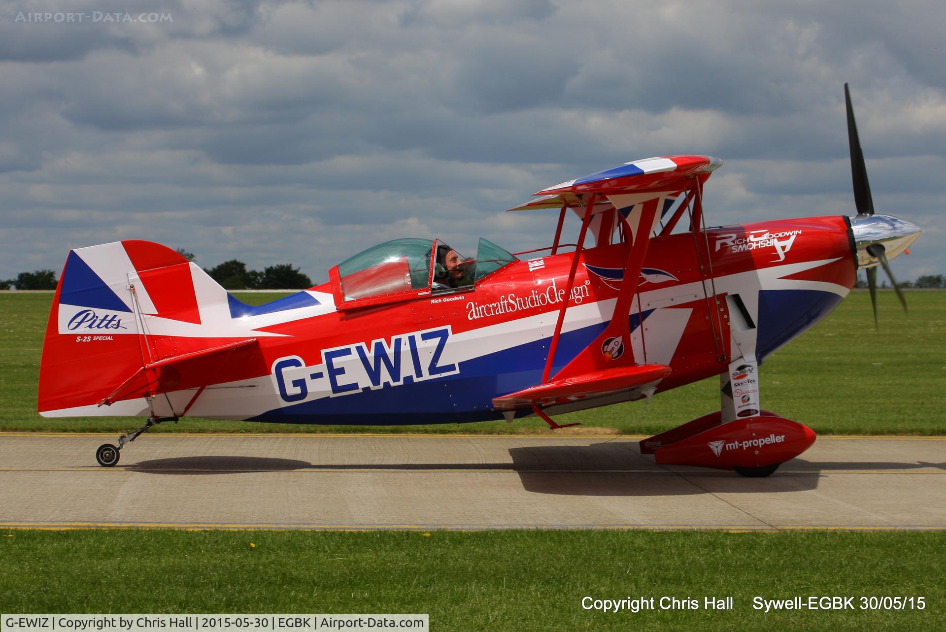G-EWIZ, 1981 Pitts S-2S Special C/N S18, at Aeroexpo 2015