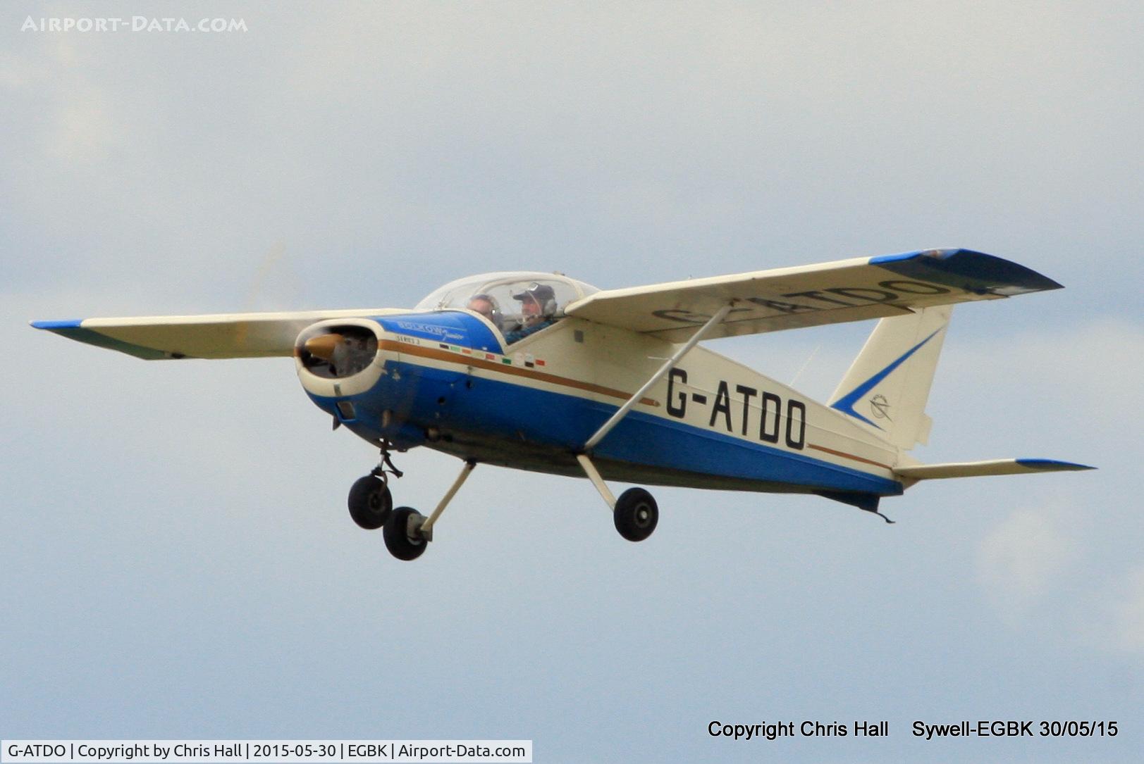 G-ATDO, 1965 Bolkow Bo-208C Junior C/N 576, at Aeroexpo 2015
