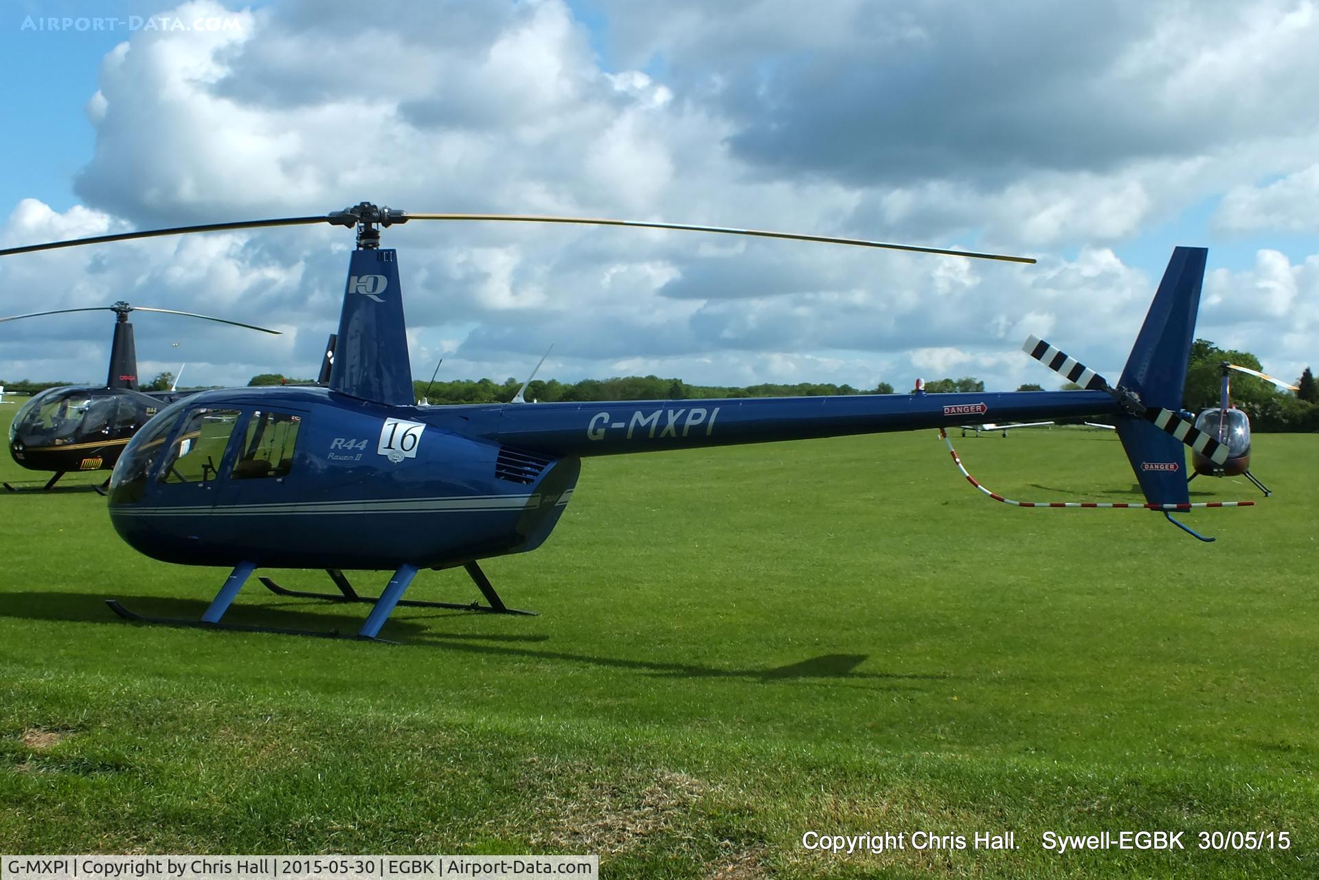 G-MXPI, 2009 Robinson R44 Raven II C/N 12827, at Aeroexpo 2015