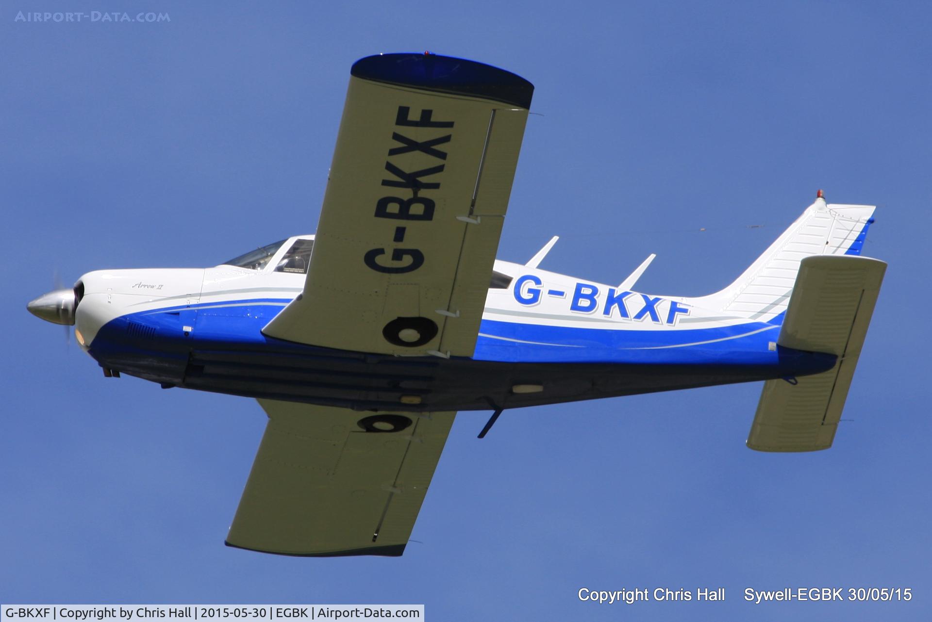G-BKXF, 1973 Piper PA-28R-200 Cherokee Arrow C/N 28R-7335351, at Aeroexpo 2015