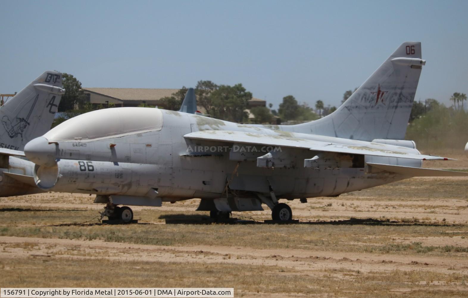 156791, Ling Temco Vought EA-7L C/N E.058, EA-7L