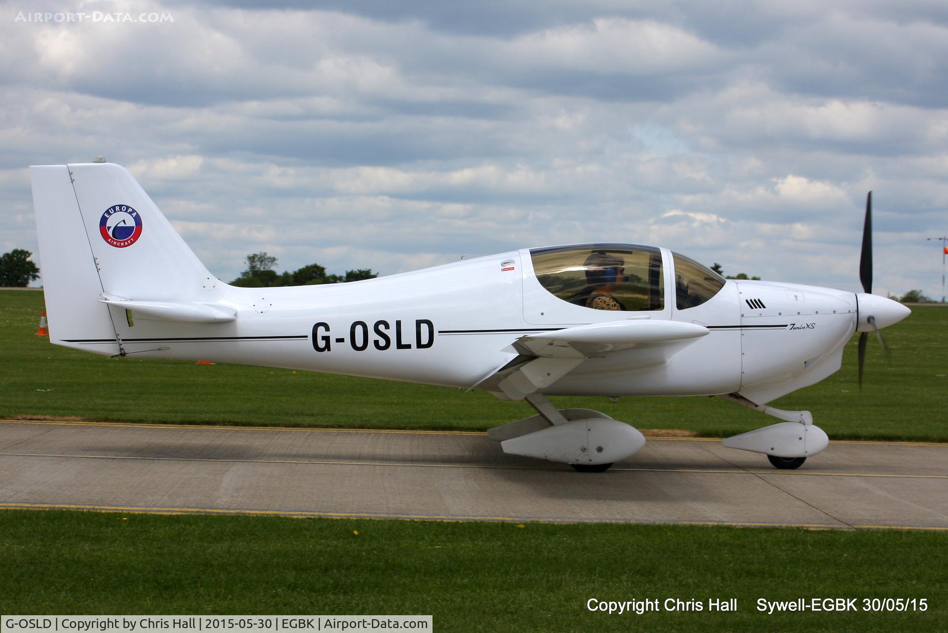 G-OSLD, 2000 Europa XS Tri-Gear C/N PFA 247-13641, at Aeroexpo 2015