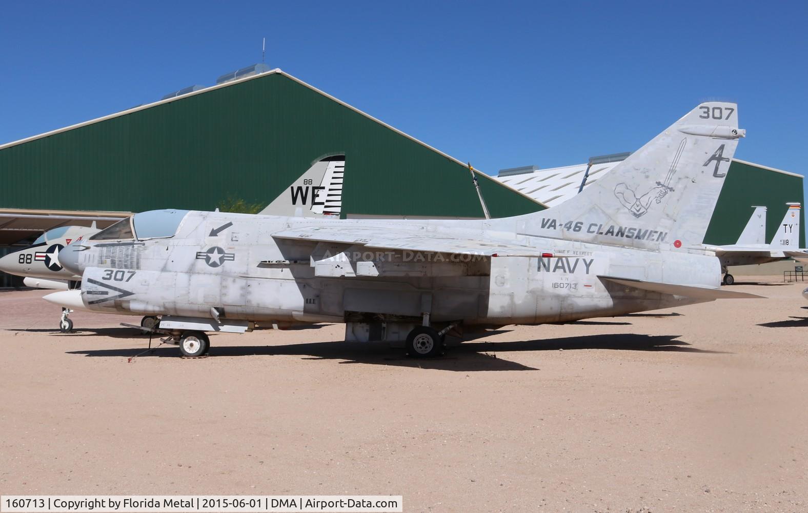 160713, LTV A-7E Corsair II C/N E-546, A-7E Corsair II