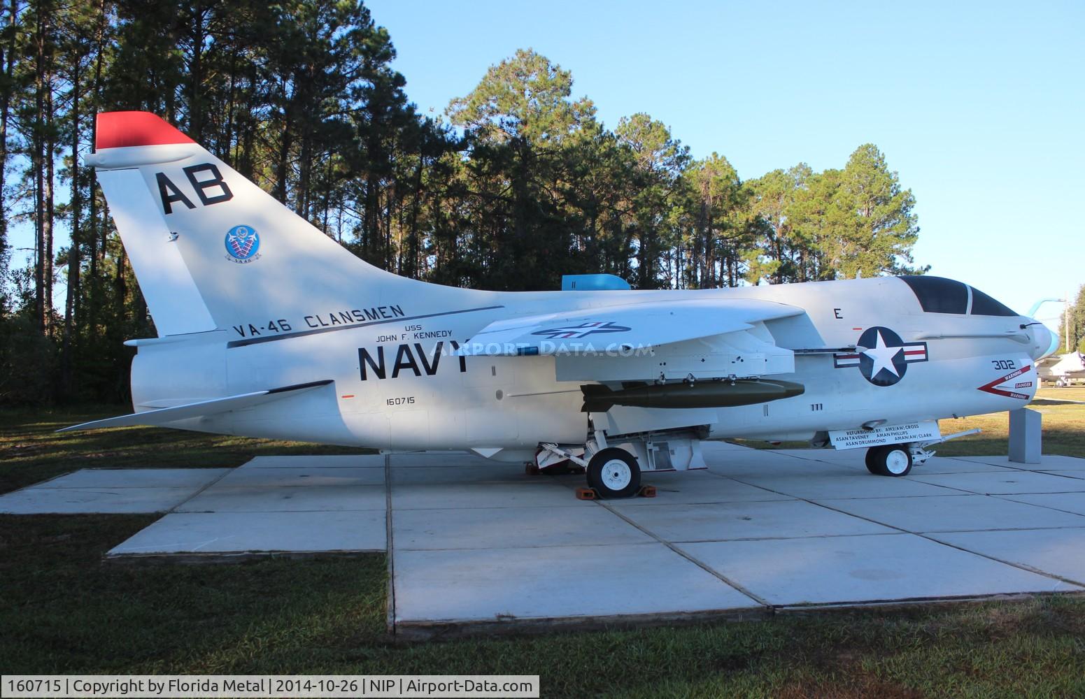 160715, LTV A-7E Corsair II C/N E-548, A-7E Corsair