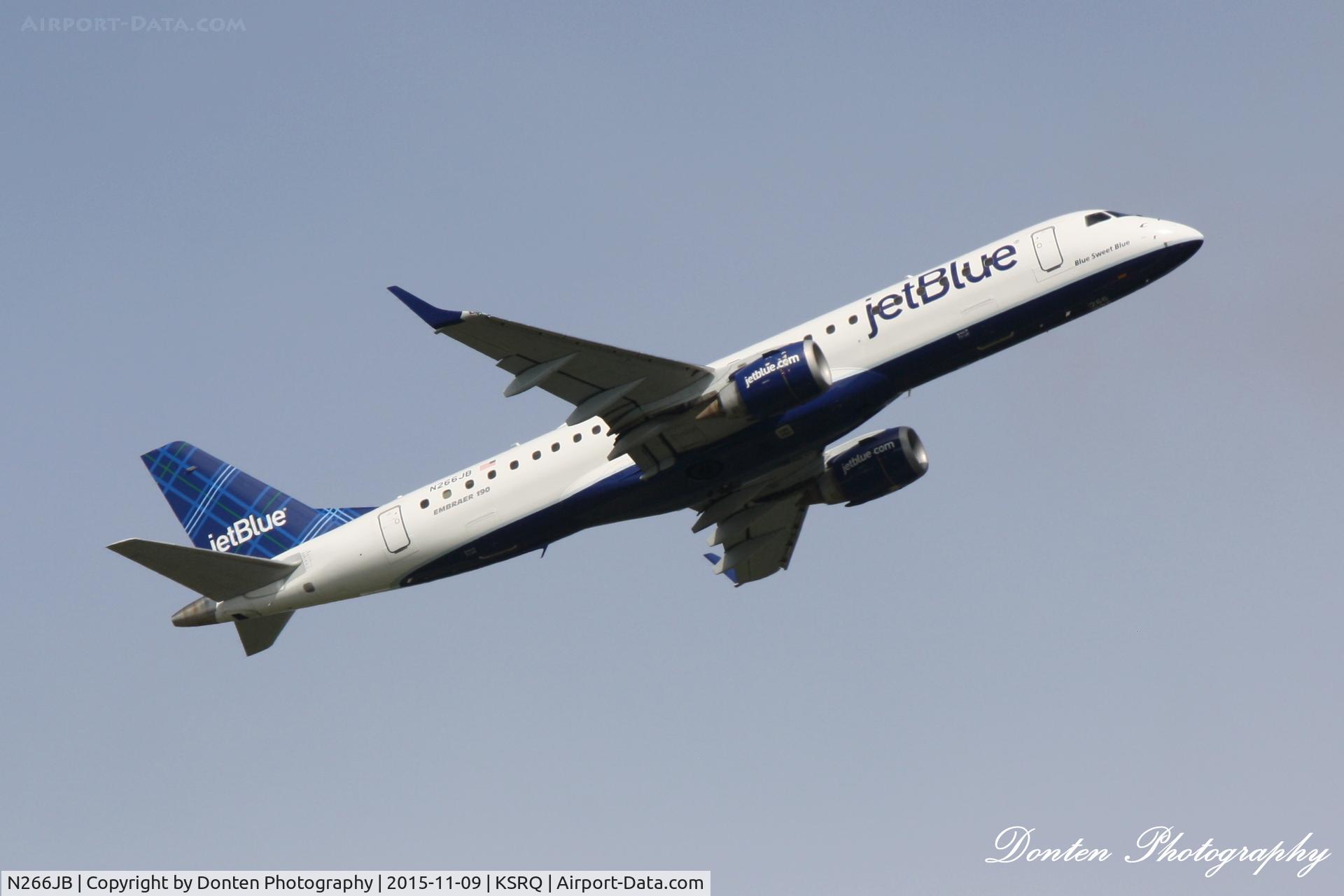 N266JB, 2007 Embraer ERJ-190-100 IGW 190AR C/N 19000054, JetBlue Flight 164 (N266JB)  