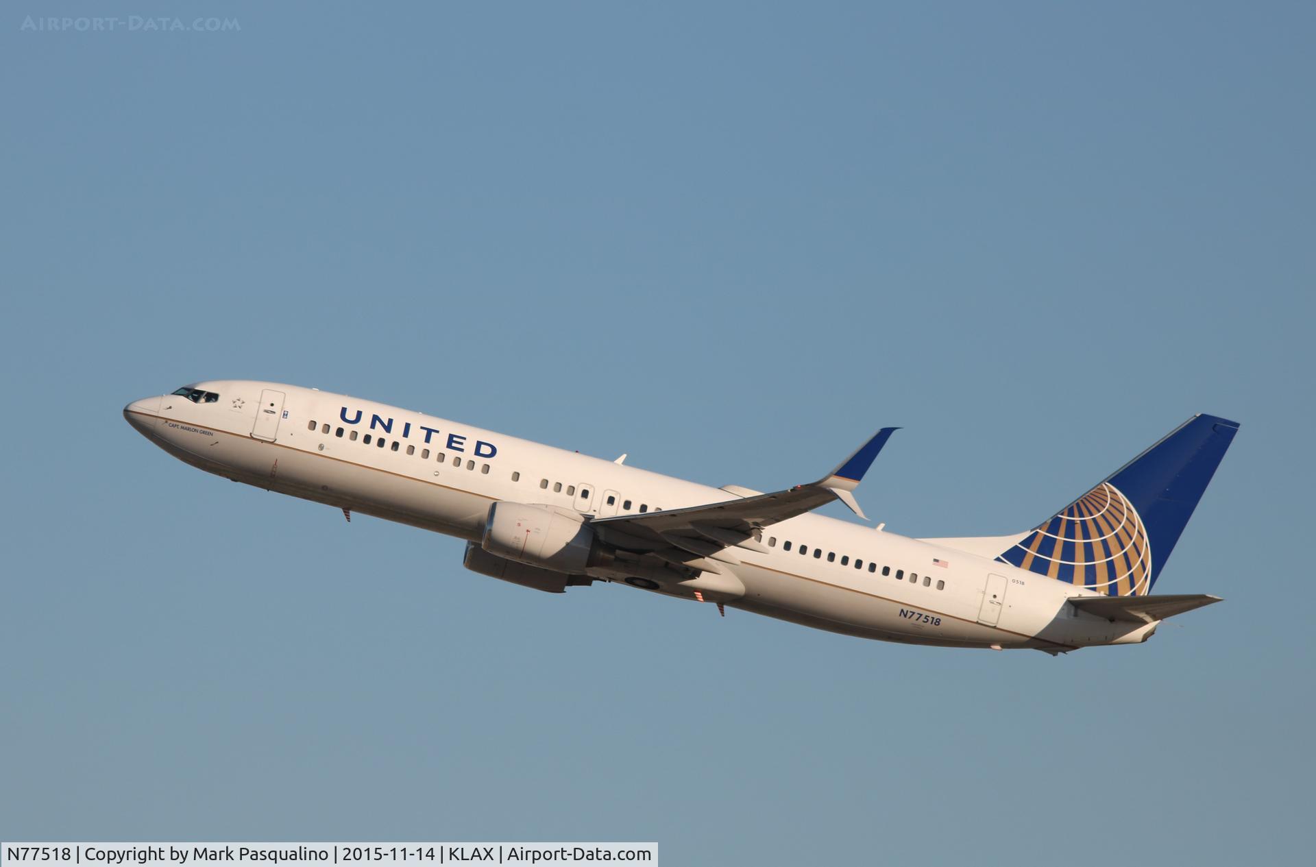 N77518, 2008 Boeing 737-824 C/N 31605, Boeing 737-800