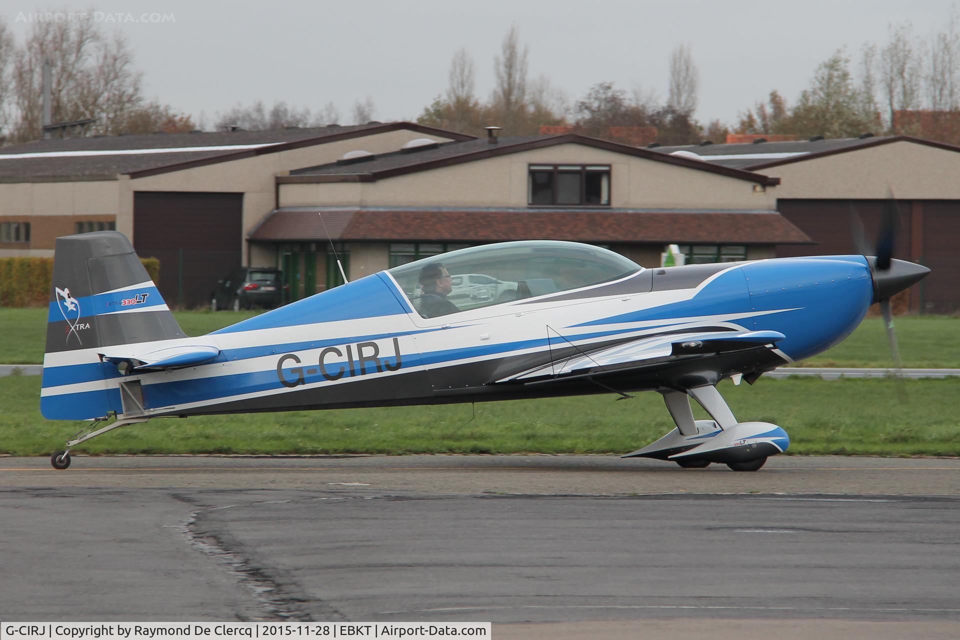 G-CIRJ, 2015 Extra EA-300LT C/N LT030, Taxiing at Wevelgem.