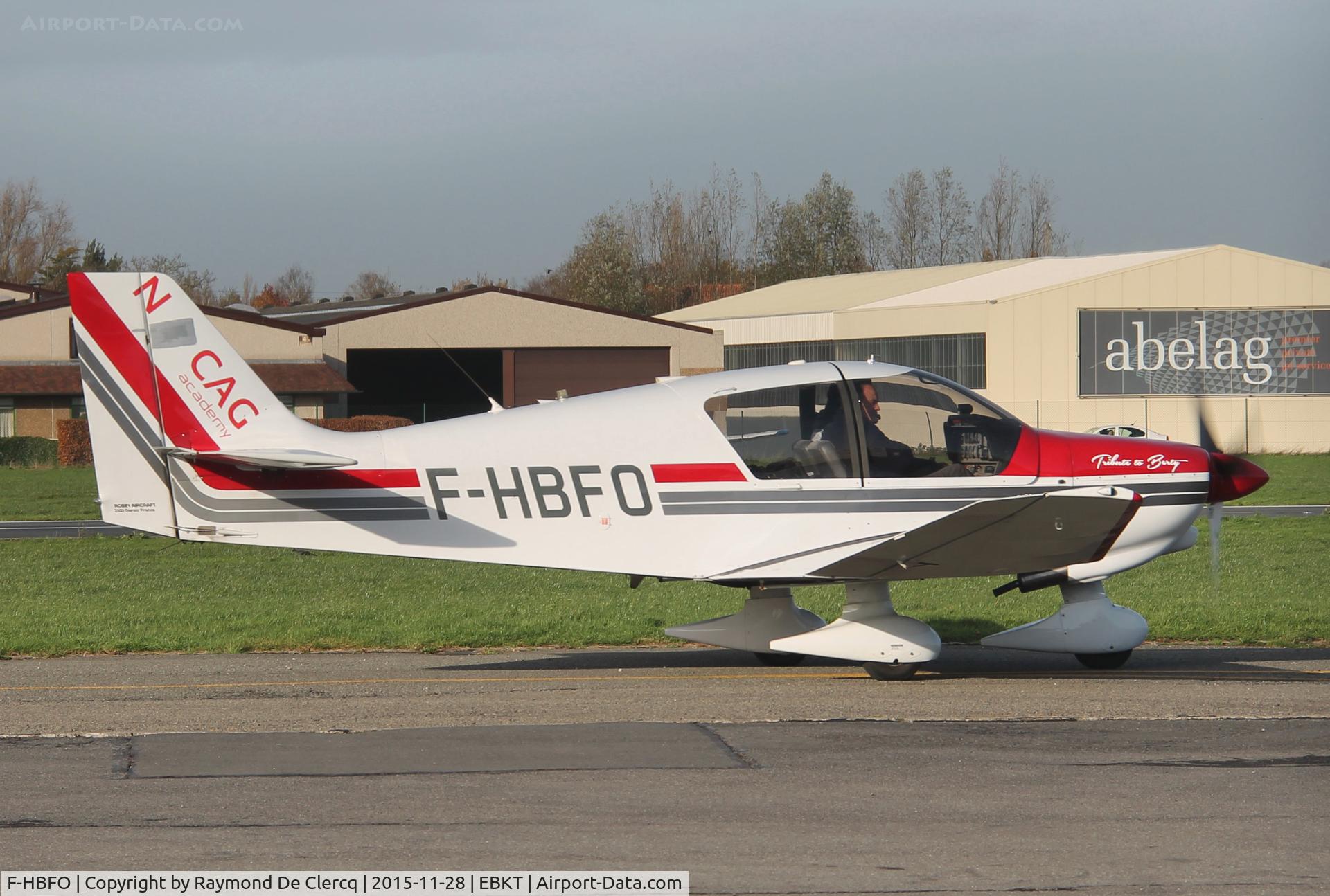 F-HBFO, Robin DR-400-140B Major C/N 2627, Taxiing at Wevelgem.