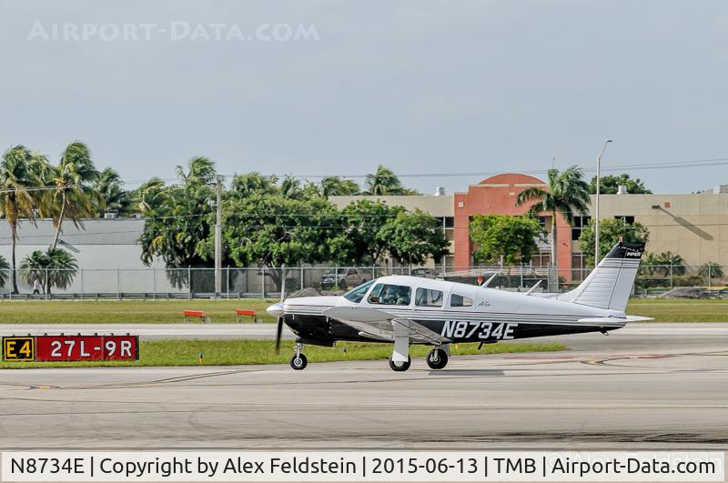 N8734E, 1976 Piper PA-28R-200 C/N 28R-7635208, Tamiami