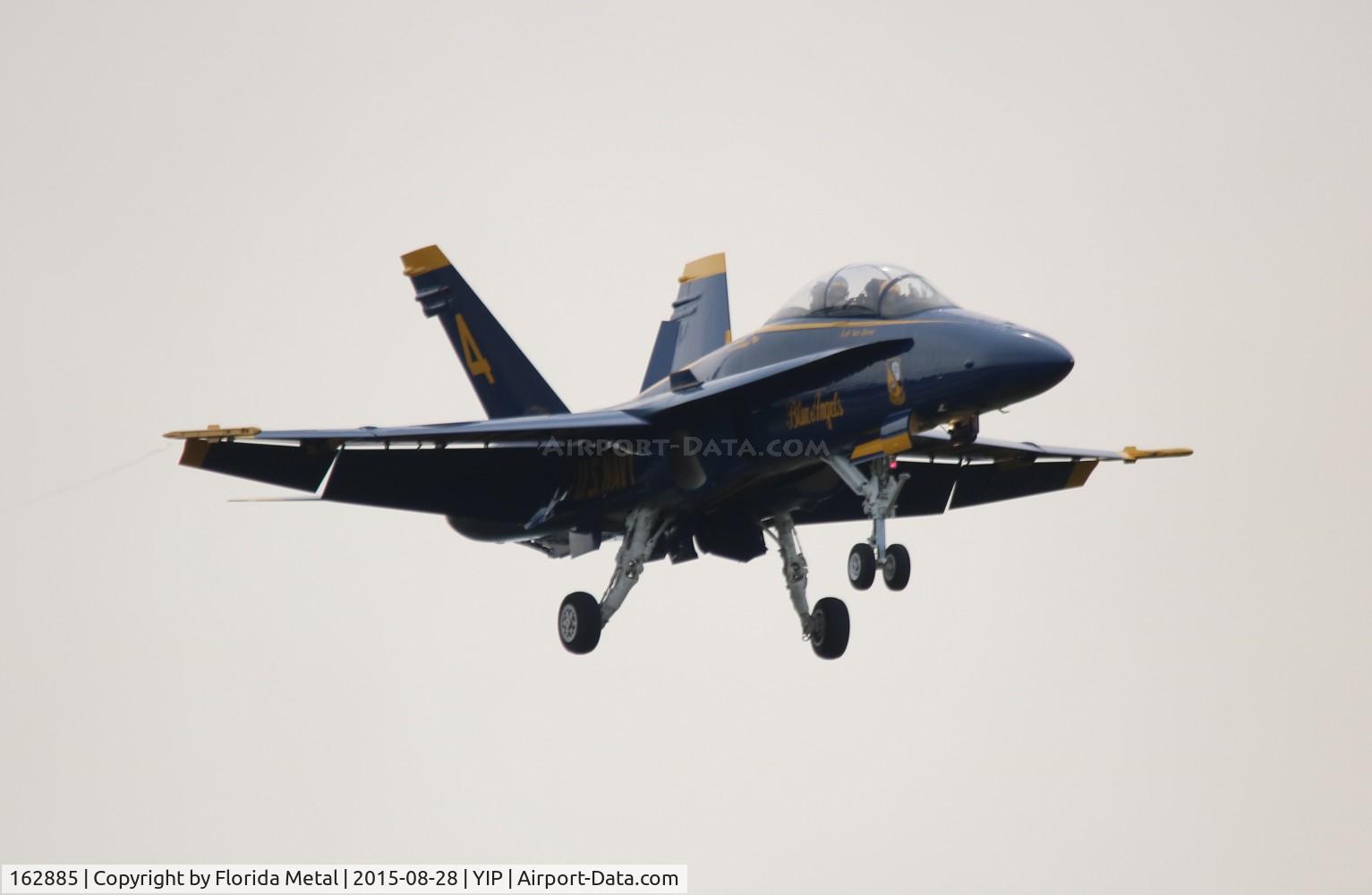 162885, McDonnell Douglas F/A-18B Hornet C/N 434/B076, F/A-18B Blue Angels