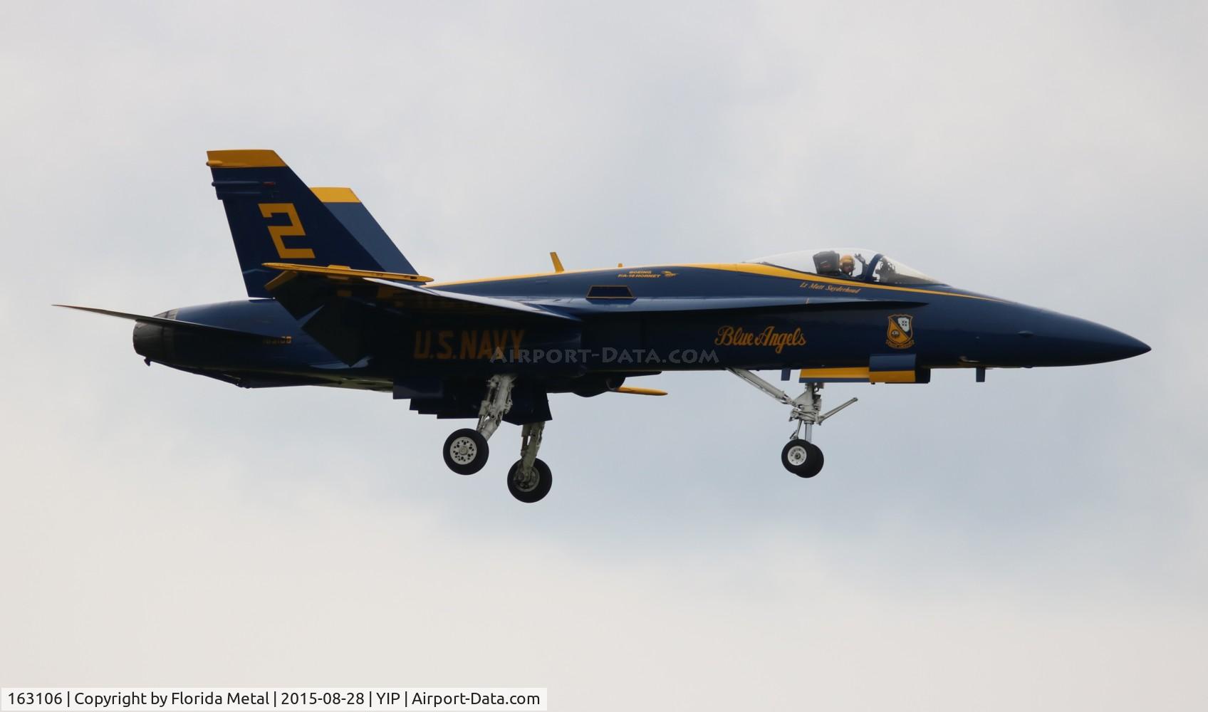 163106, McDonnell Douglas F/A-18A Hornet C/N 0495, Blue Angels
