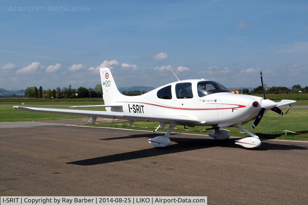 I-SRIT, 2011 Cirrus SR20 C/N 2075, Cirrus Design SR-20 [2075] Bologna-Ozzano Del'Emilia~I 25/08/2014