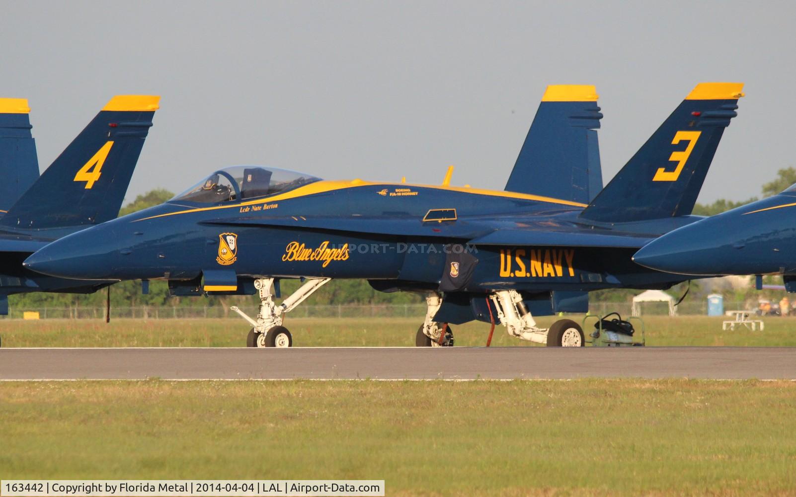 163442, 1987 McDonnell Douglas F/A-18C Hornet C/N 0645/C013, Blue Angels