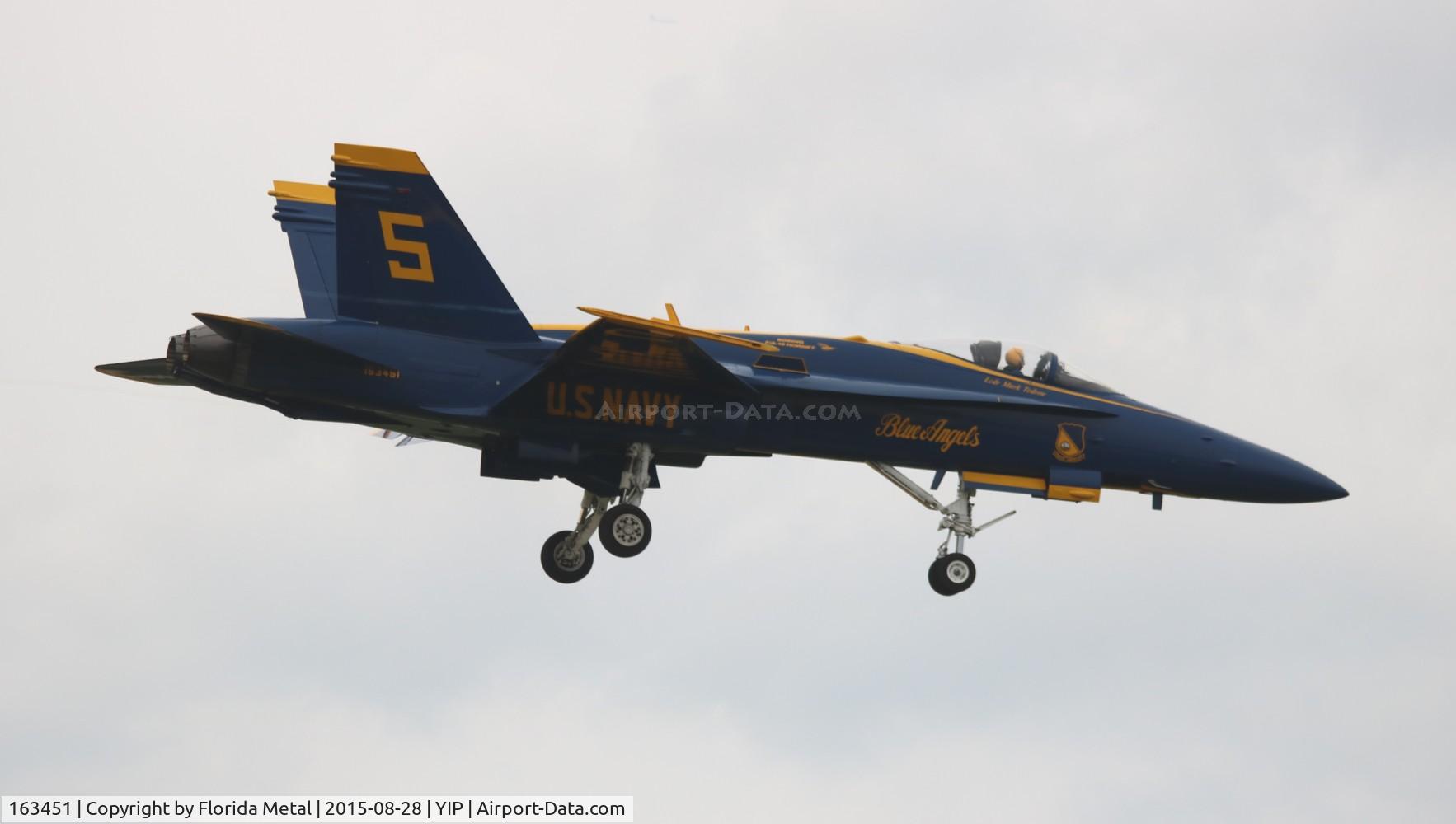 163451, 1988 McDonnell Douglas F/A-18C Hornet C/N 0662/C020, Blue Angels