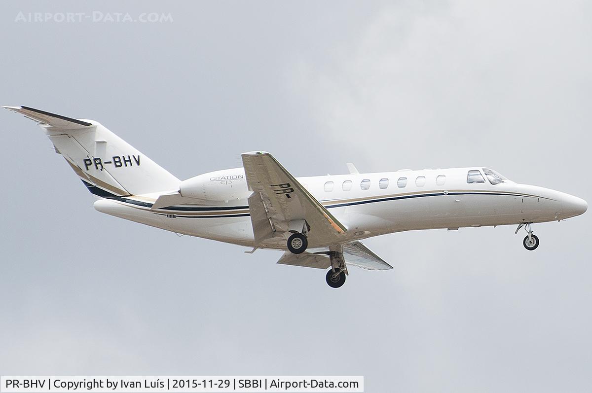 PR-BHV, 2010 Cessna 525B CitationJet CJ3 C/N 525B-0350, Cessna Citation CJ3 PR-BHV on final rwy 36 @ Bacacheri Airport, Curitiba, Brazil.