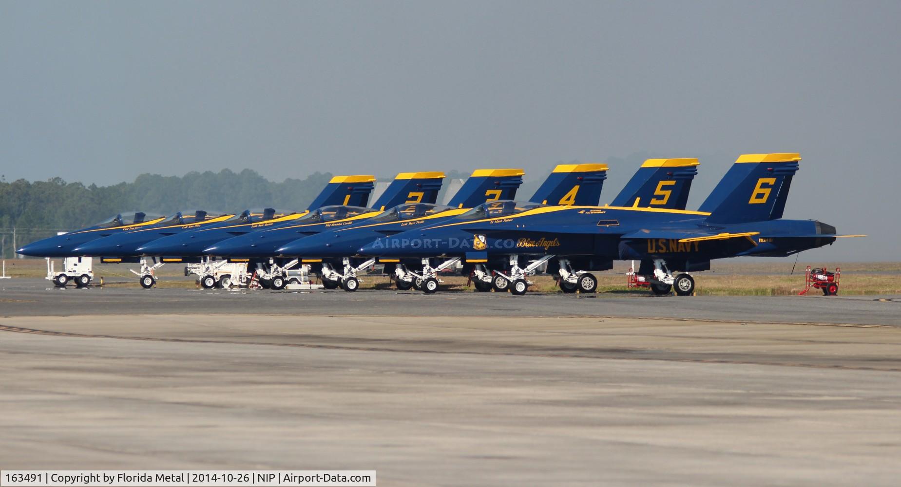 163491, 1988 McDonnell Douglas F/A-18C Hornet C/N 727/C048, Blue Angels
