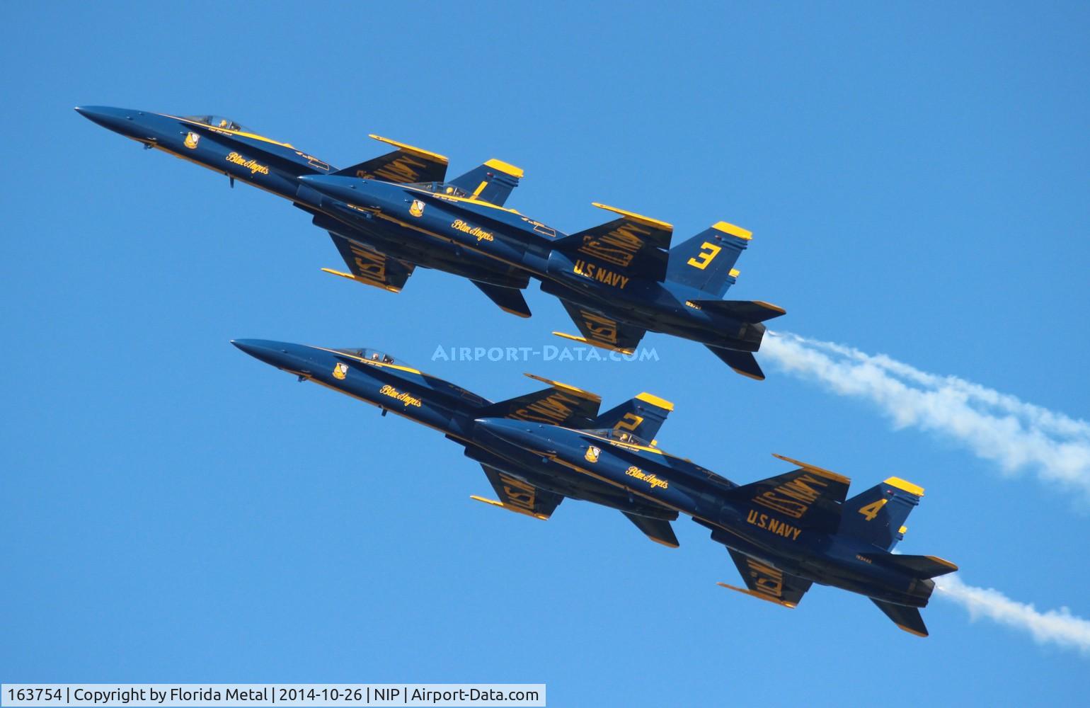 163754, 1989 McDonnell Douglas F/A-18C Hornet C/N 0829/C112, Blue Angels