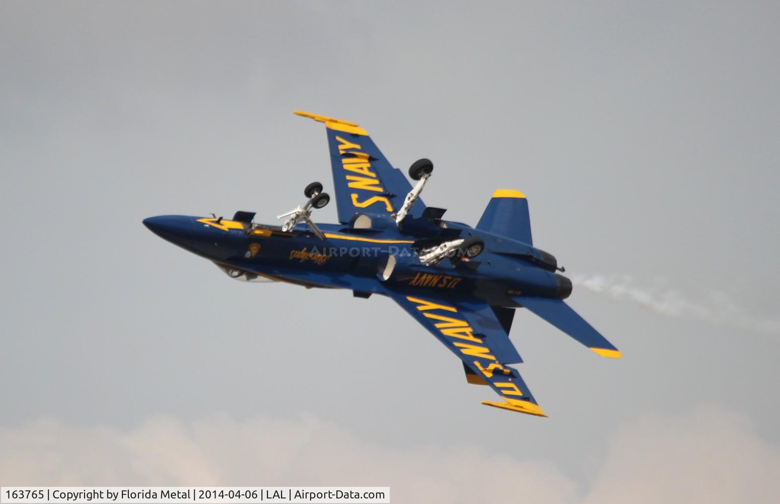 163765, 1989 McDonnell Douglas F/A 18C Hornet C/N 0845/C122, Blue angels