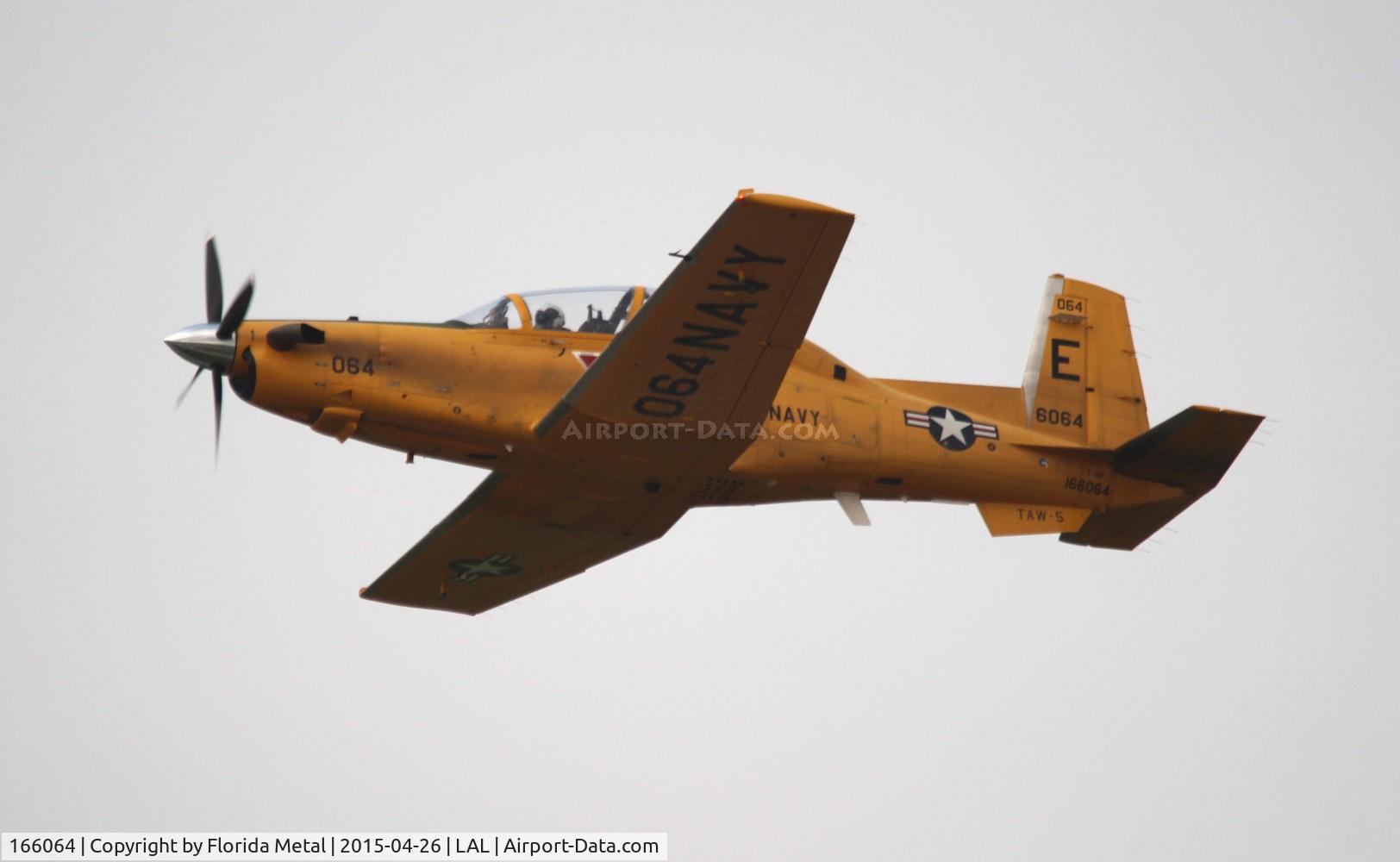 166064, Raytheon T-6B Texan II C/N PN-55, T-6B Texan II retro colors