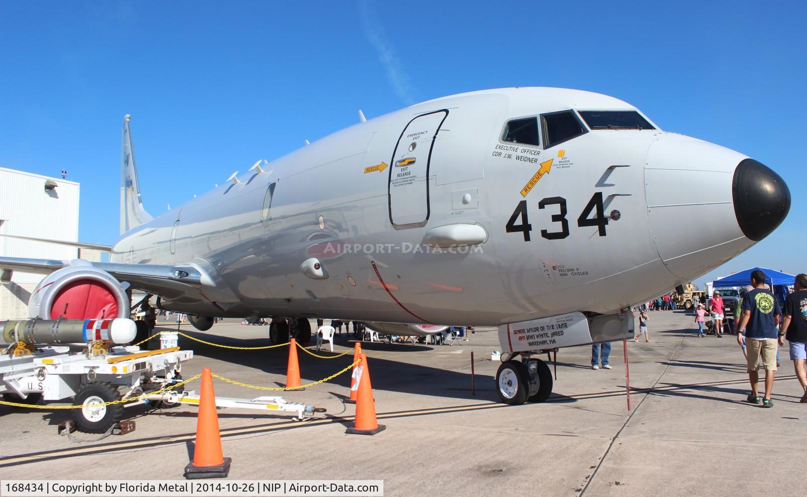 168434, 2012 Boeing P-8A Poseidon C/N 40814, P-8A Poseidon