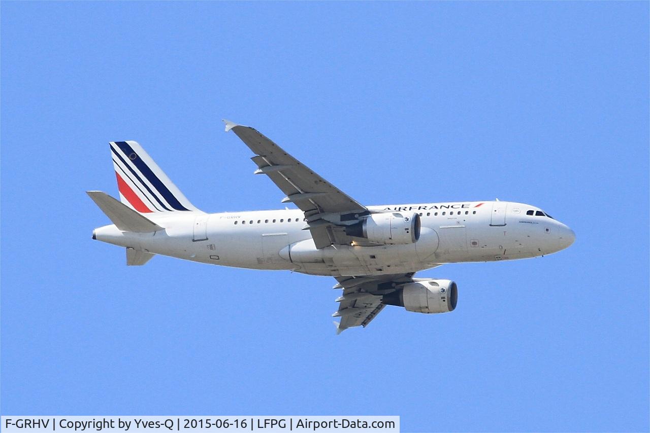 F-GRHV, 2001 Airbus A319-111 C/N 1505, Airbus A319-111, Short approach Rwy 08R, Roissy Charles De Gaulle Airport (LFPG-CDG)